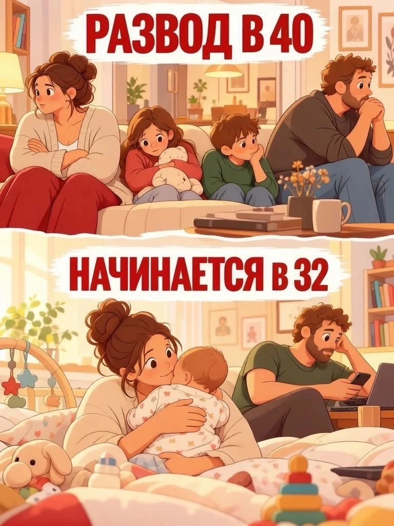 Нужно всегда работать над отношениями. Семья-это главное.