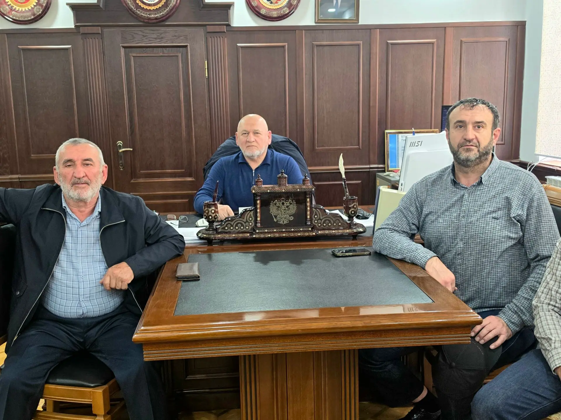 🔻 Вещание в кабинете у главы МР "Унцукульский район"