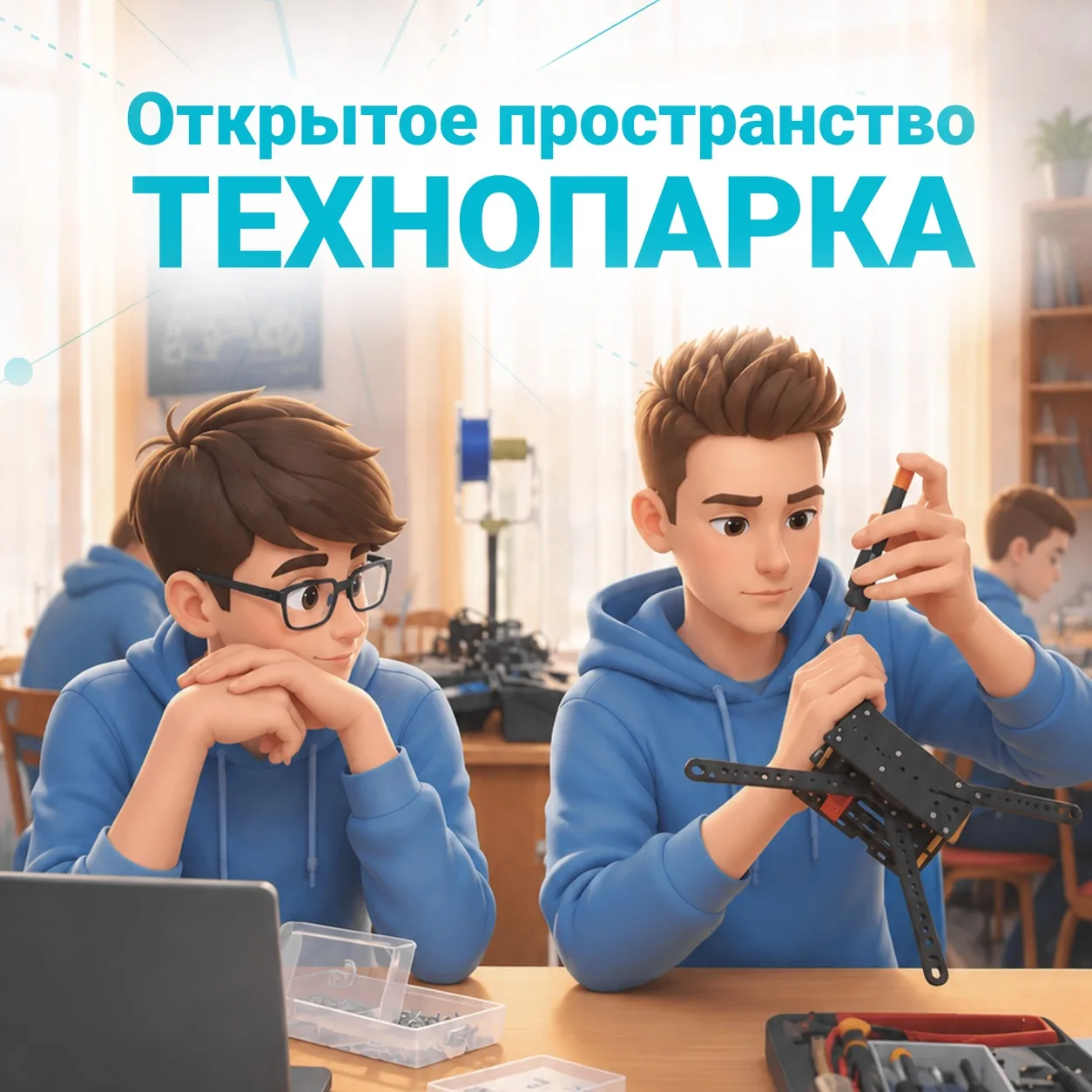 Открытое пространство Технопарка НГПУ - время создавать!