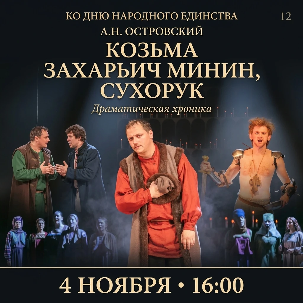 🗡 4 ноября. День народного единства. Наша история на сцене.