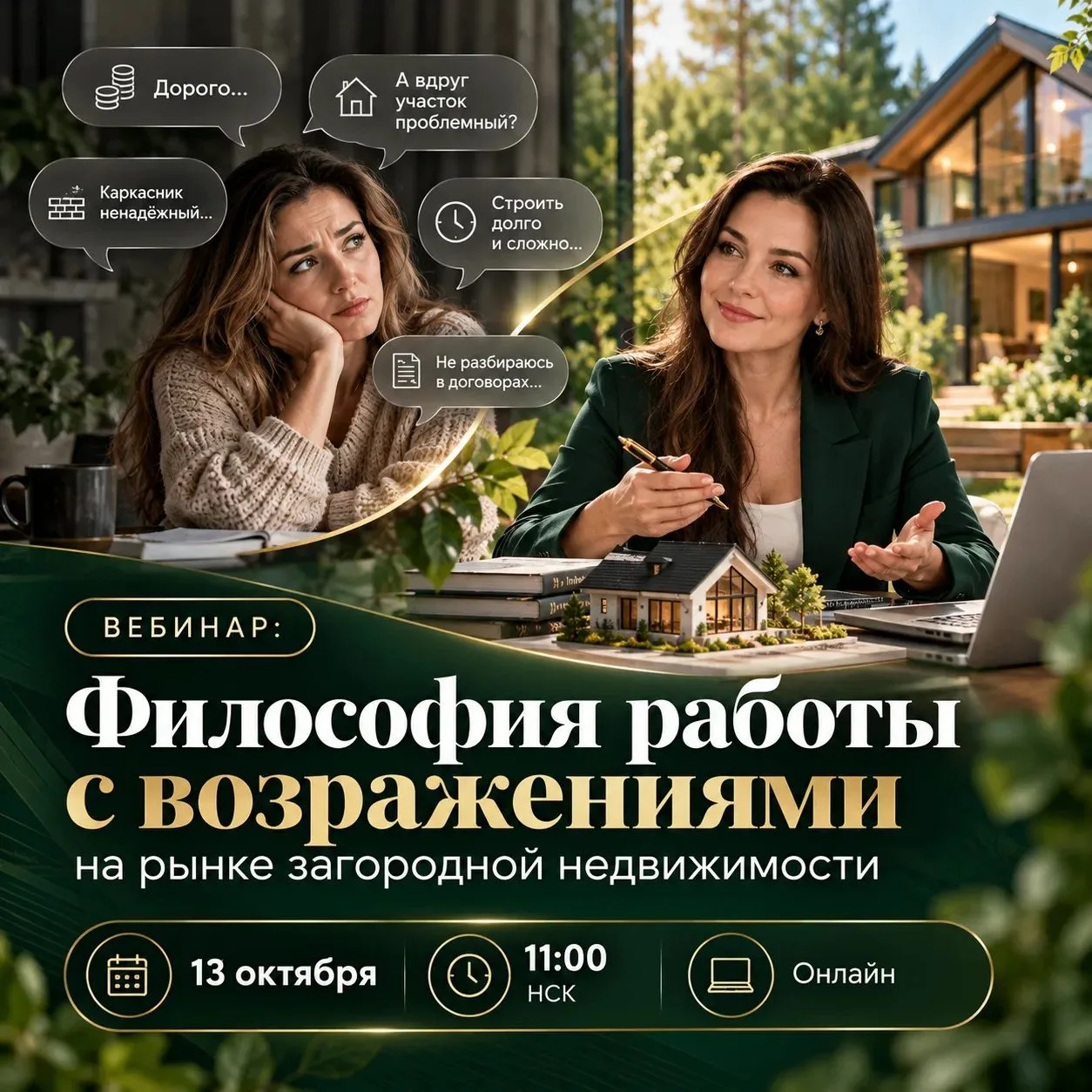 📢 УЖЕ ЗАВТРА! КАК ПРЕВРАЩАТЬ ВОЗРАЖЕНИЯ КЛИЕНТОВ В СДЕЛКИ?
