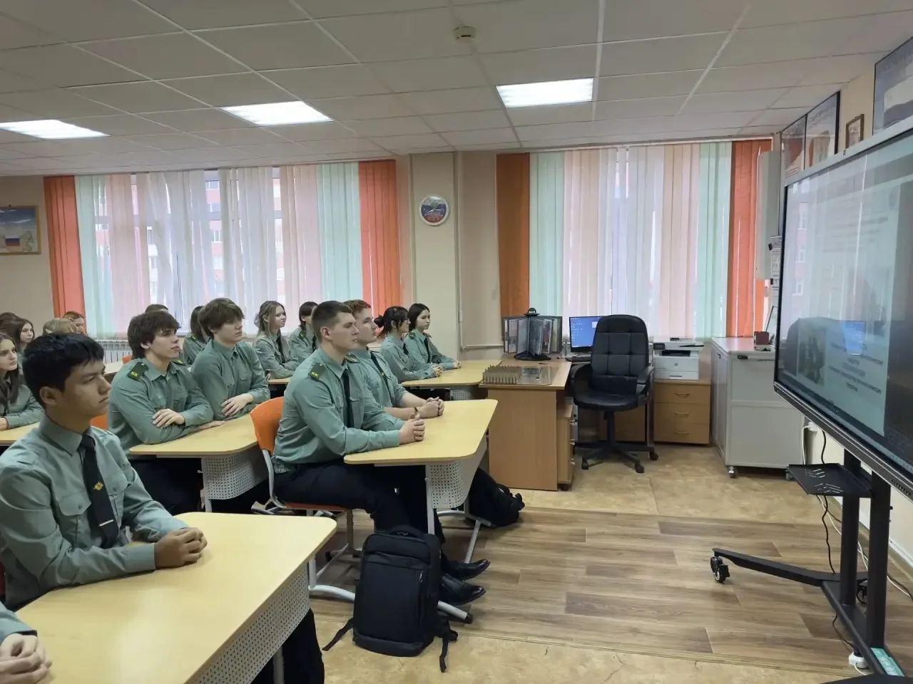 Телемост с Военной академией имени Петра Великого (г. Серпухов)