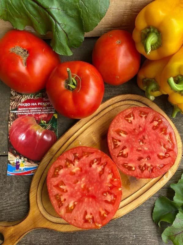 🍅 Томат «Чудо на рекорд»: мякоти много, семян почти нет