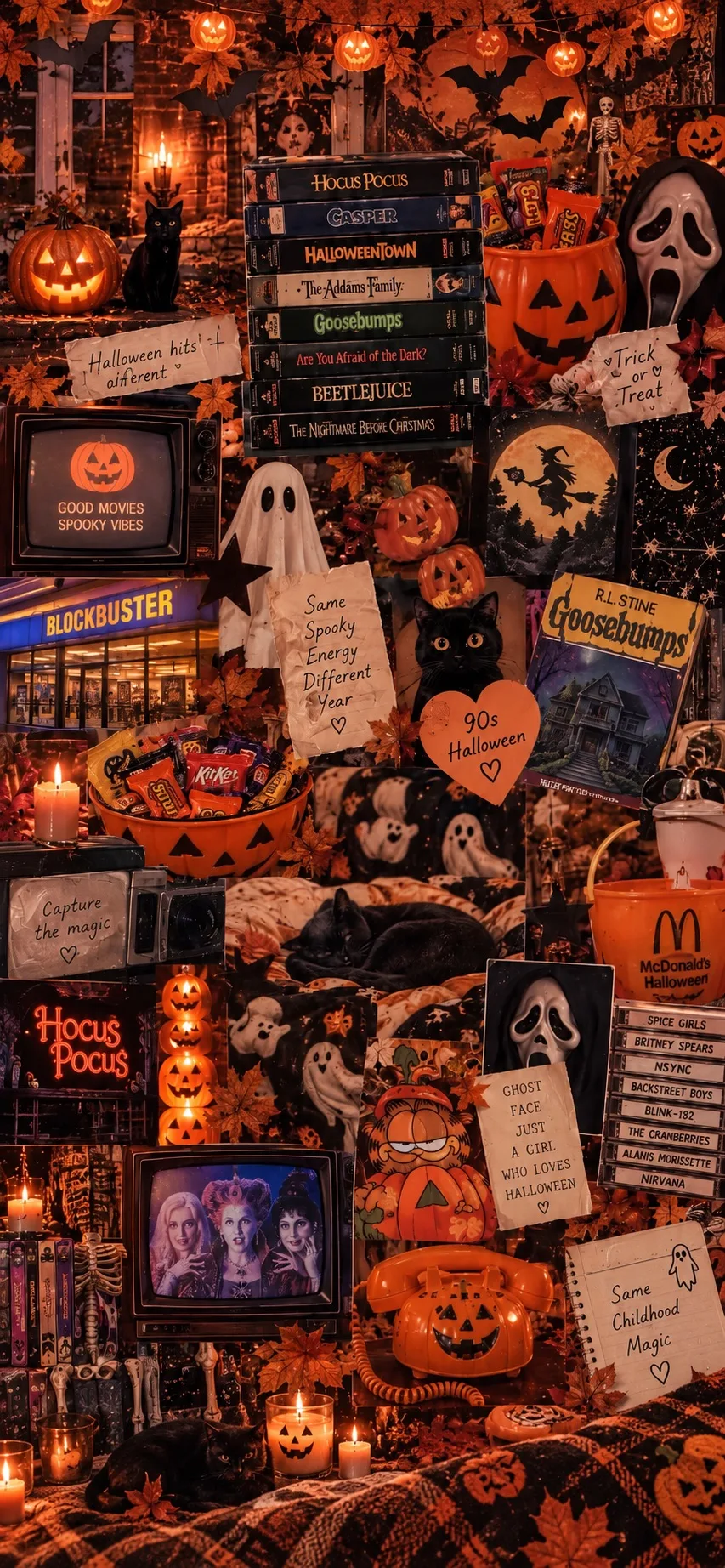 Обои в эстетике Хеллоуина 🎃
