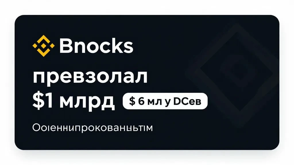 🪙 bStocks от Binance превзошел $1 млрд активов всего за 4 месяца после запуска, устано...