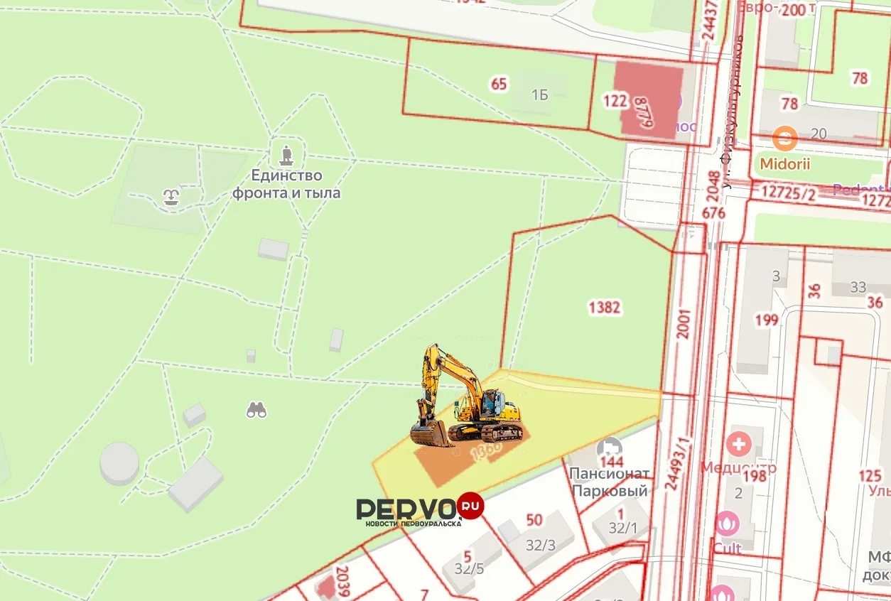 В Парке новой культуры Первоуральска возобновились строительные работы. На участке, где...