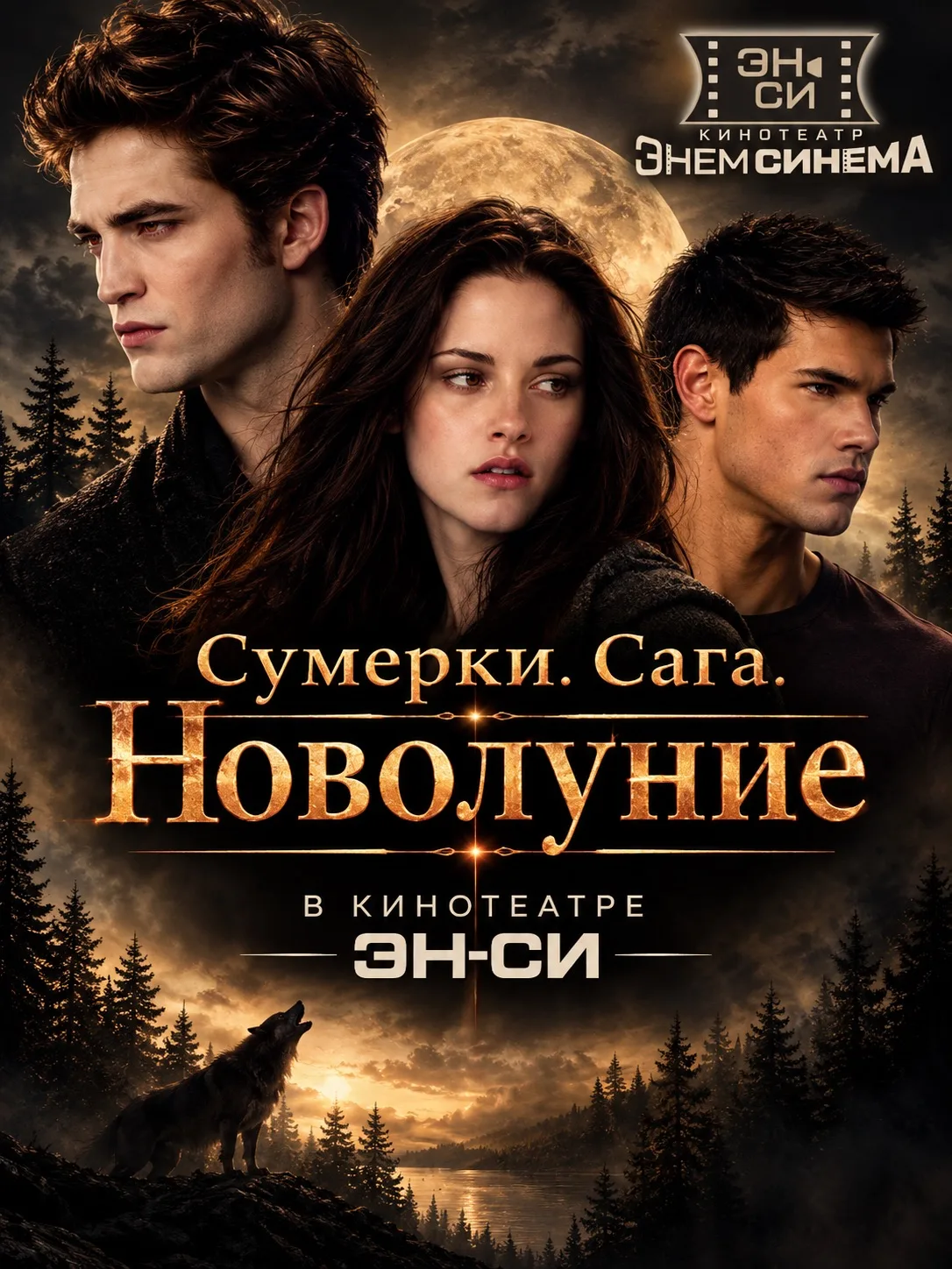 СУМЕРКИ. САГА. НОВОЛУНИЕ в кинотеатре ЭН-СИ 💥