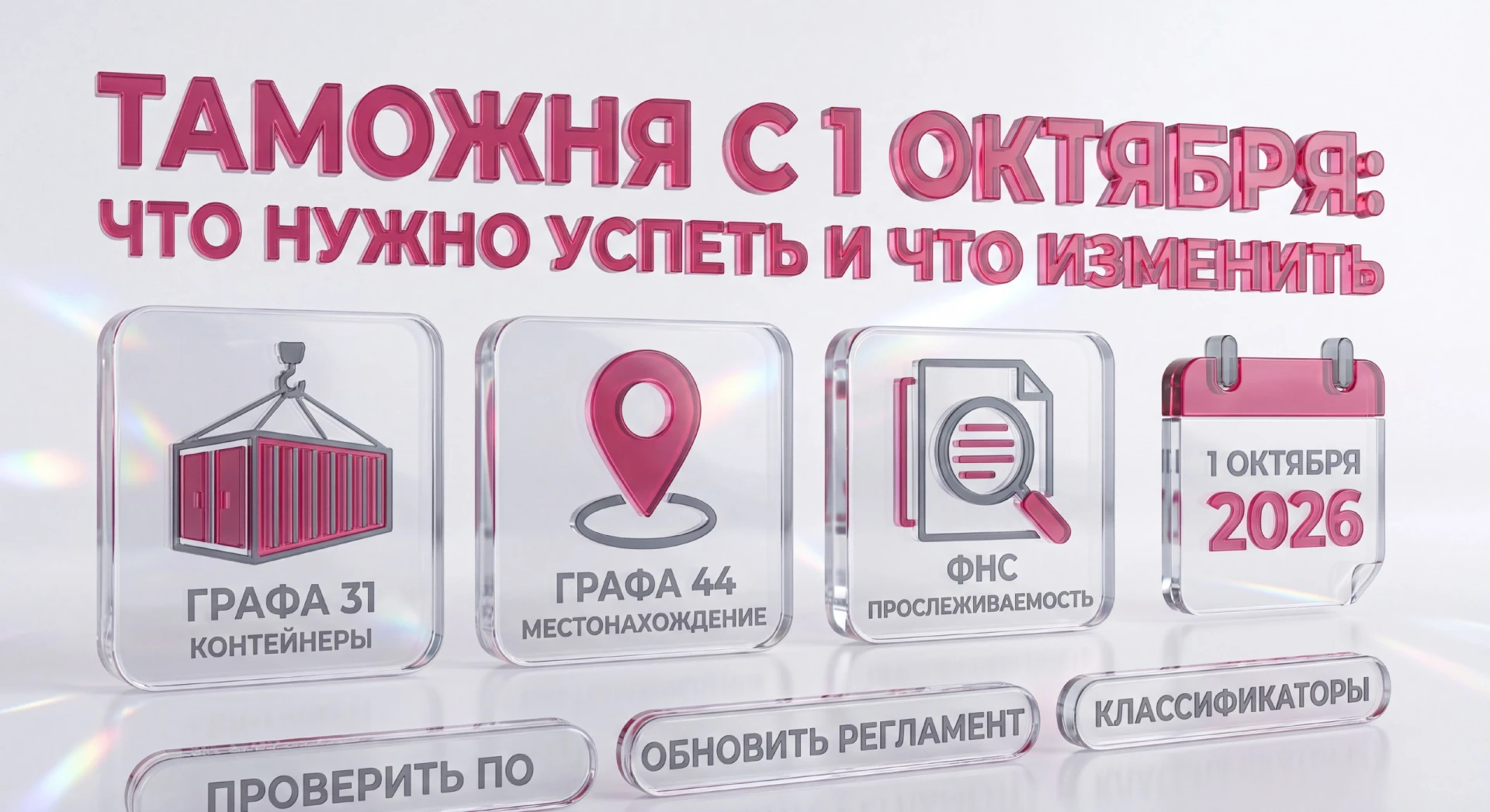 С 1 октября 2026 года — новые правила для участников ВЭД: к чему готовиться