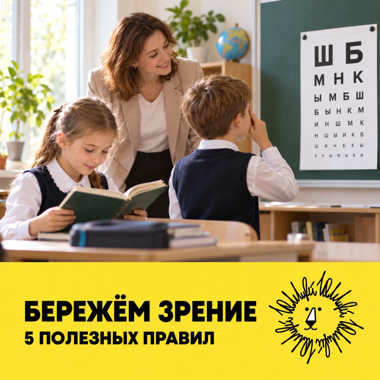 👀 БЕРЕЖЁМ ЗРЕНИЕ: 5 ПРОСТЫХ ПРАВИЛ