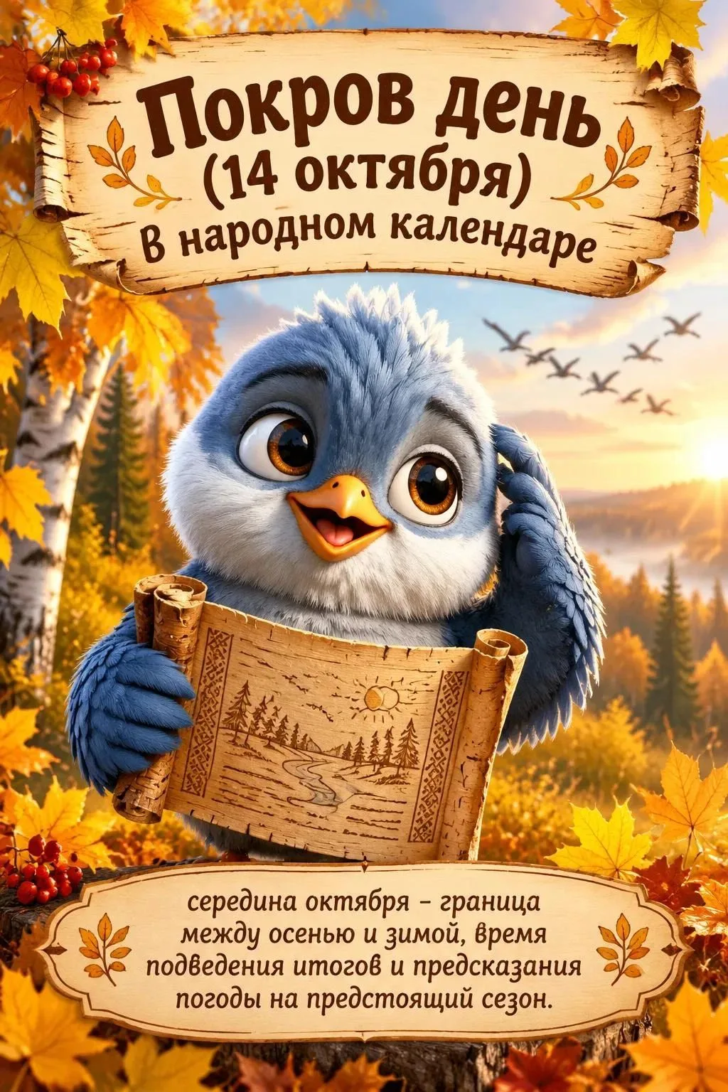 ✨ 14 октября - праздник Покрова! В народе этот день считается важным знаковым событием,...