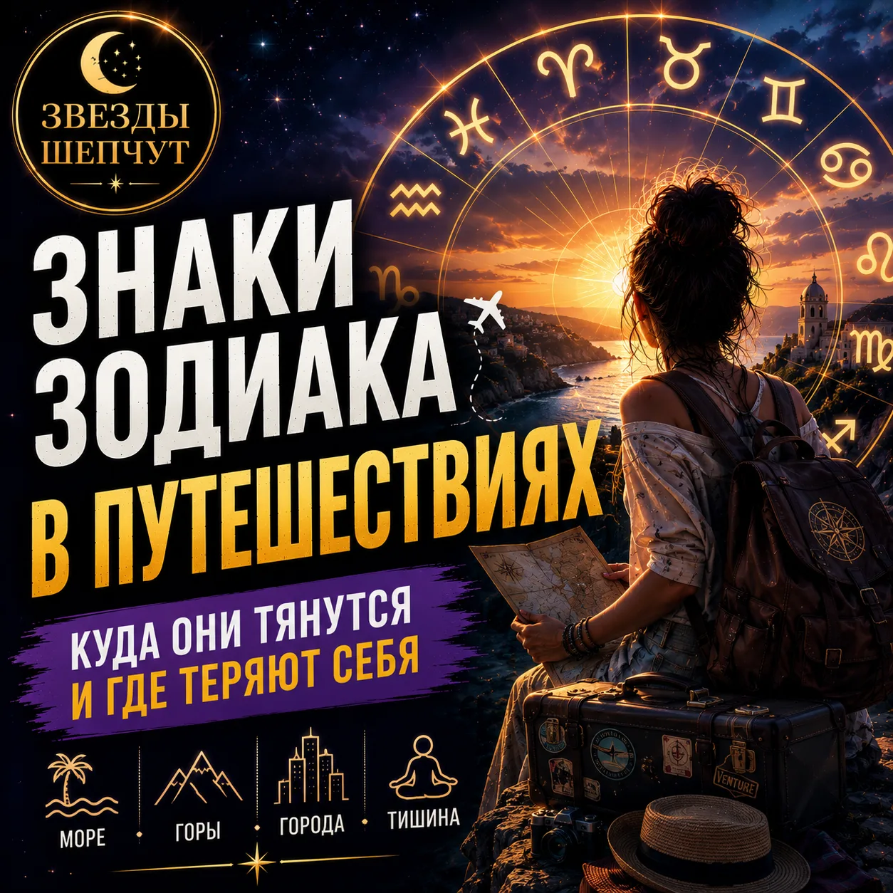 Знаки зодиака в путешествиях 🌍