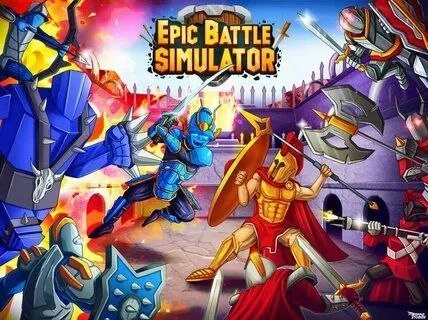 🕹Epic Battle Simulator 2 — погрузитесь в мега эпичную битву с кучей противников и прод...