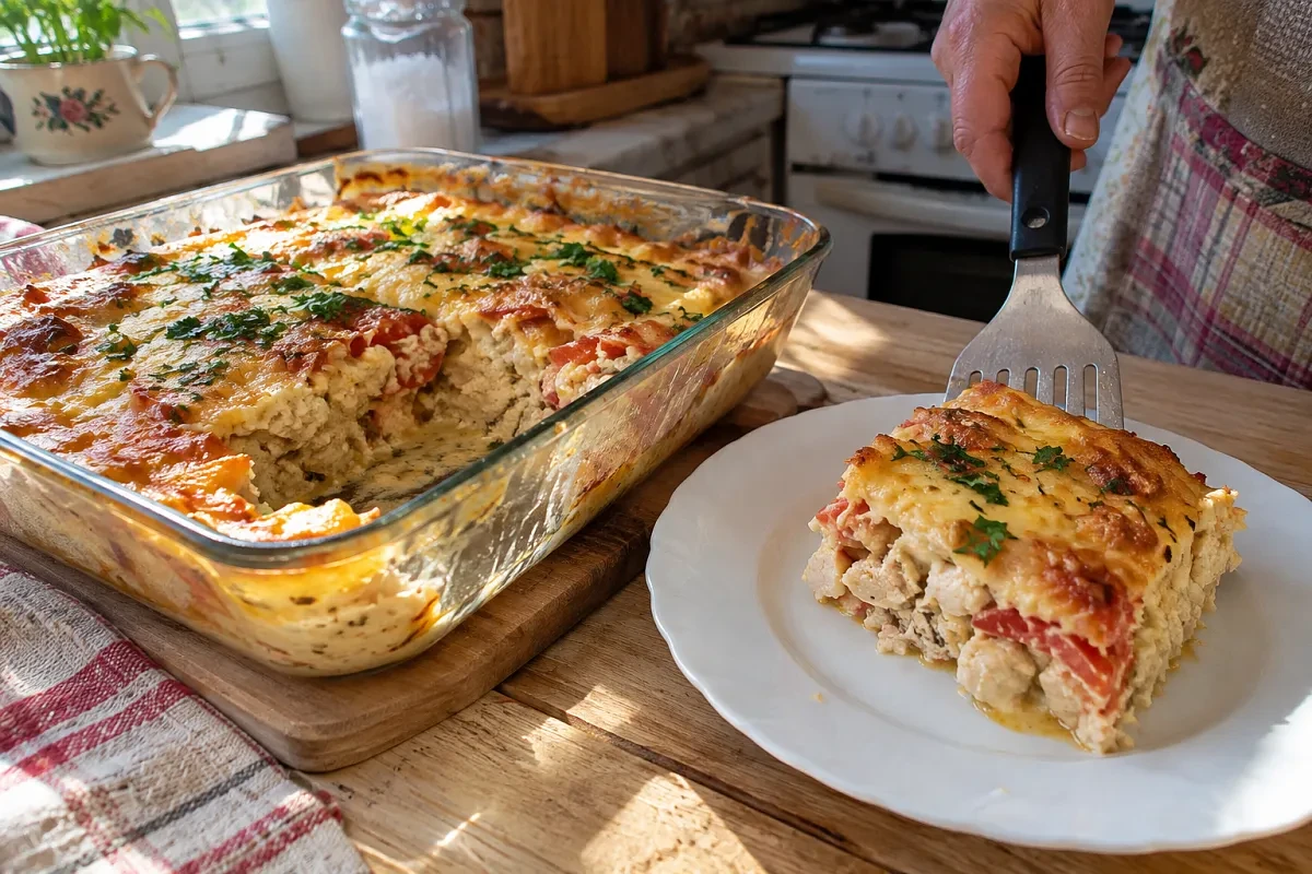 Куриное филе под сырной шапочкой