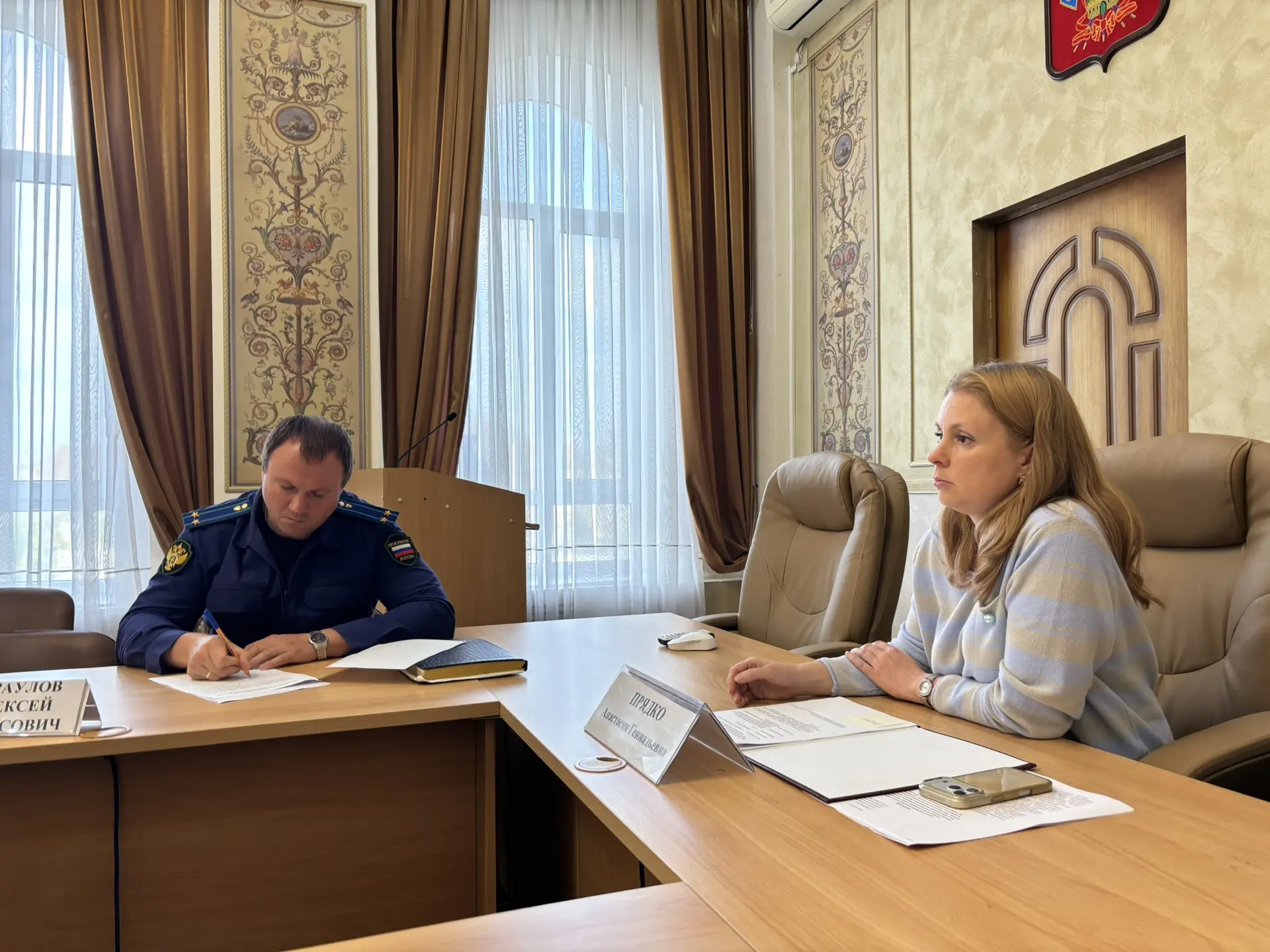 🔹Сегодня под председательством временно исполняющего полномочия главы района Анастасии...