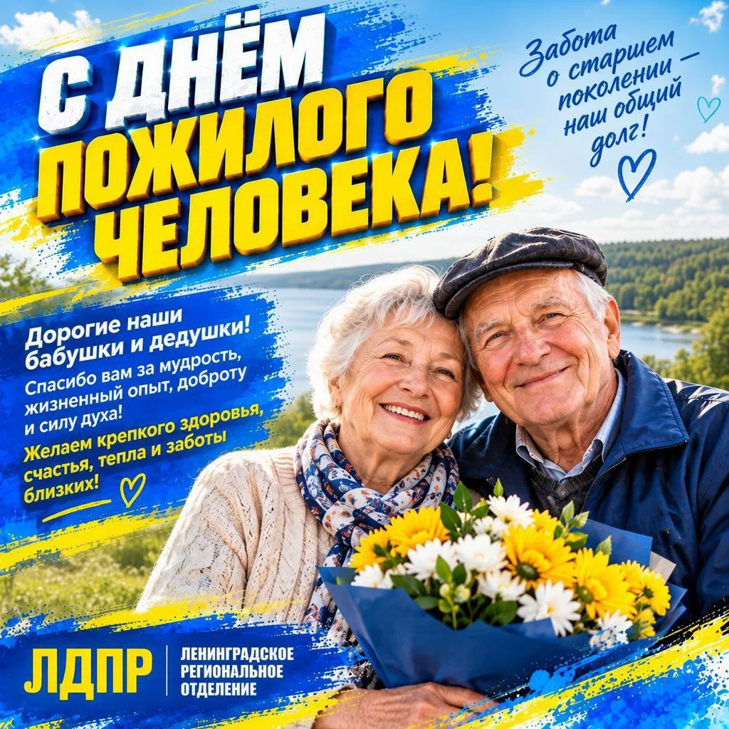 С Днём пожилого человека!