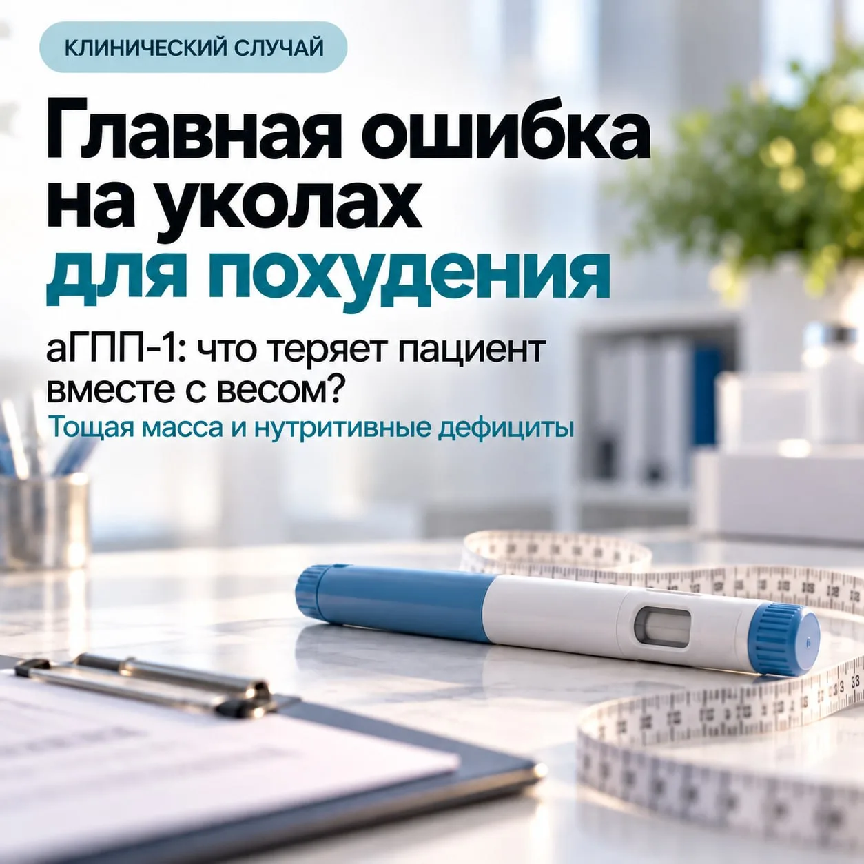 Применение агонистов ГПП-1 набирает обороты, а мы все чаще видим однобокость подхода к ...