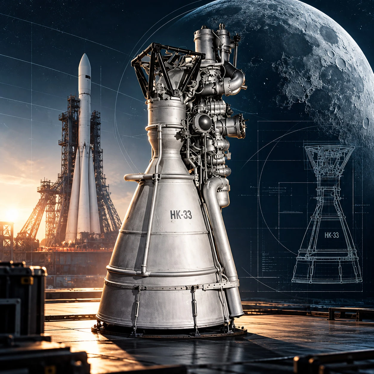 🚀 Как ракетный двигатель, созданный для полёта на Луну, пережил свою эпоху?
