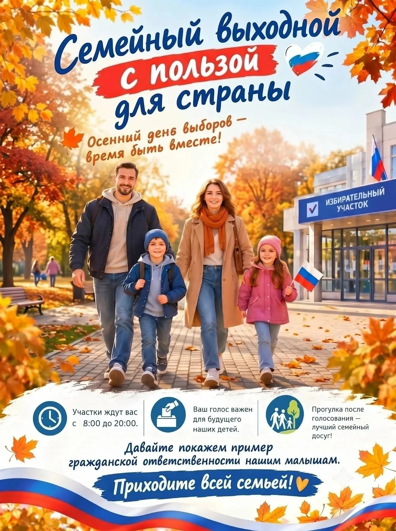 Голосуем всей семьёй — создаём будущее вместе!