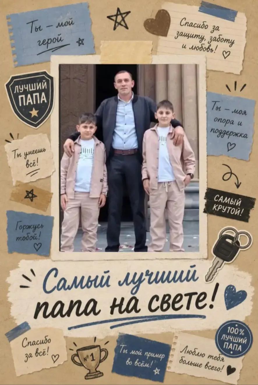 Гевондян Армен, ученик 3 «А» класса, и Гевондян Андраник, ученик 5 «В» класса, вместе с...