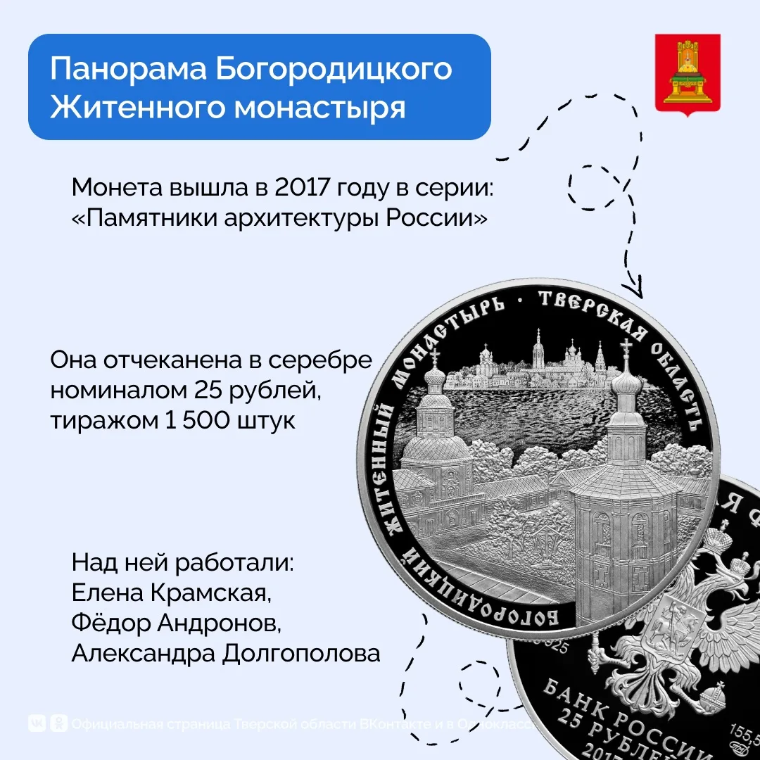 История в монетах: Богородицкий Житенный монастырь