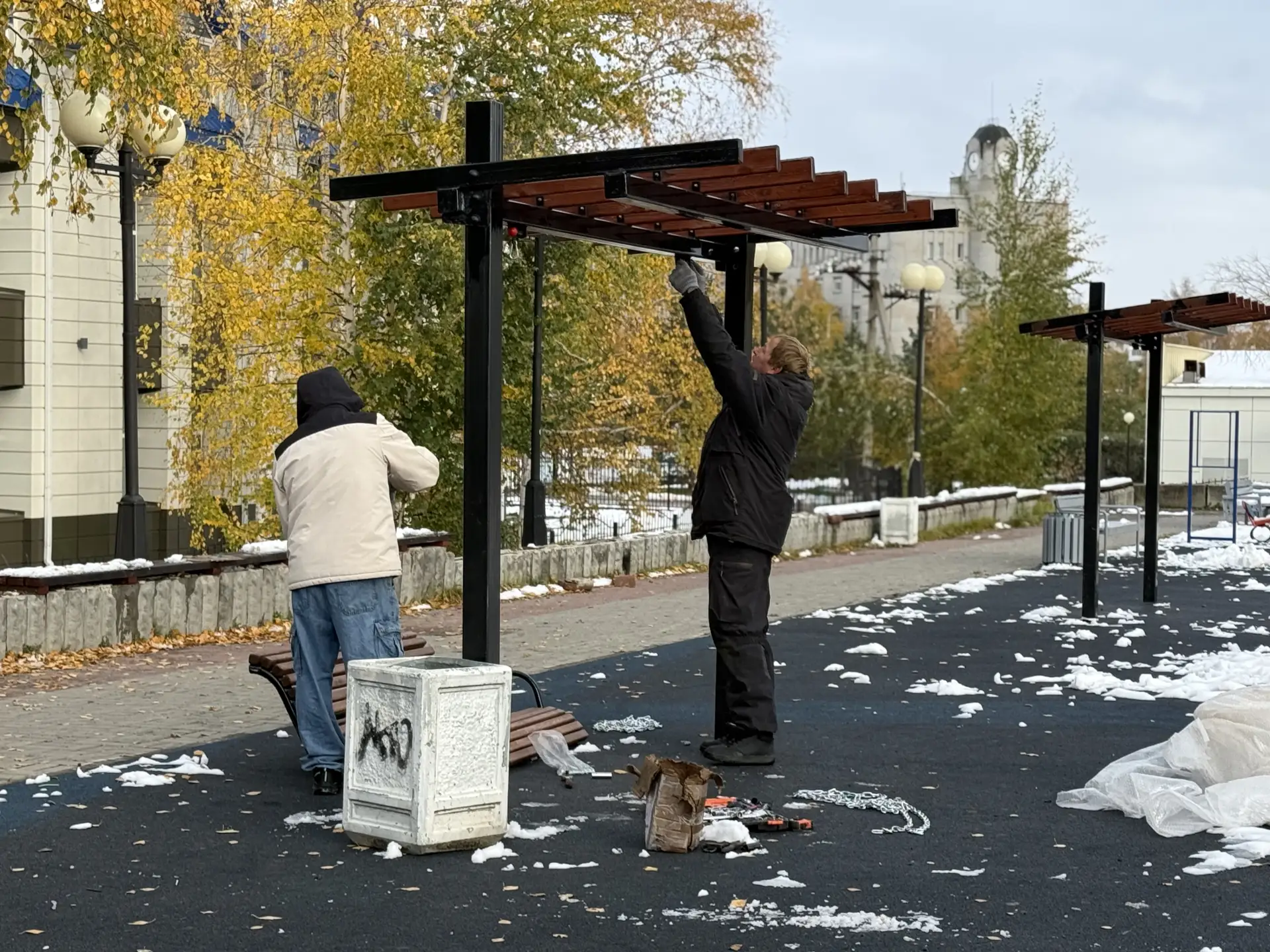 Площадка «Акула» готовится к открытию после обновления