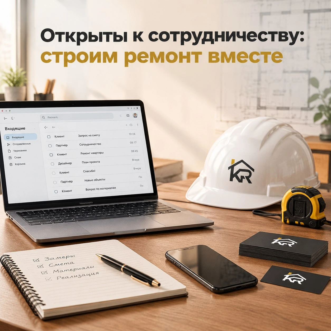 РСК "Комфорт Ремонт" открыта к сотрудничеству: ищем надёжных партнёров» 🤝