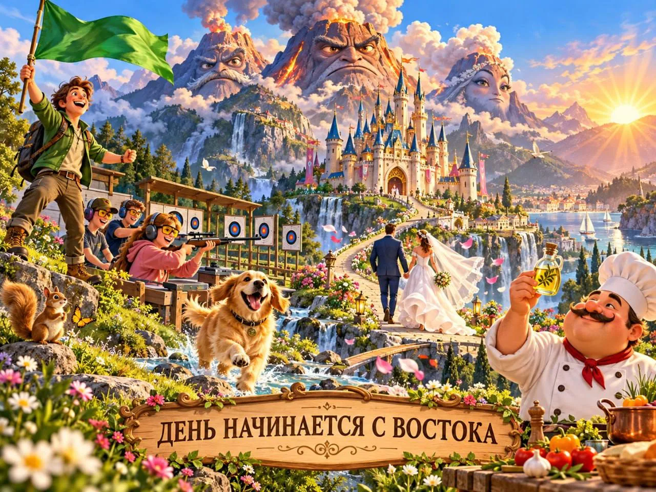 День начинается с Востока и дайджеста ключевых новостей!