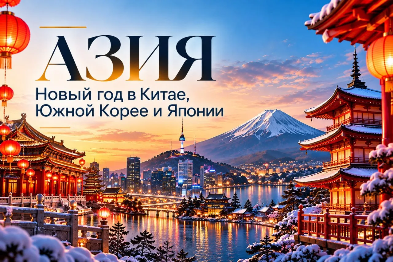 Встречаем Новый год в Азии! 🎄