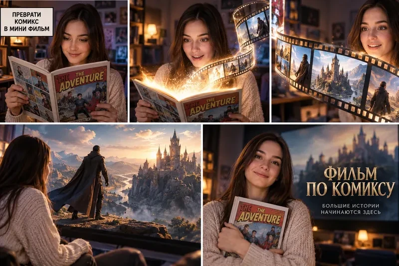 Ваш комикс превращается в мини-фильм 🎬
