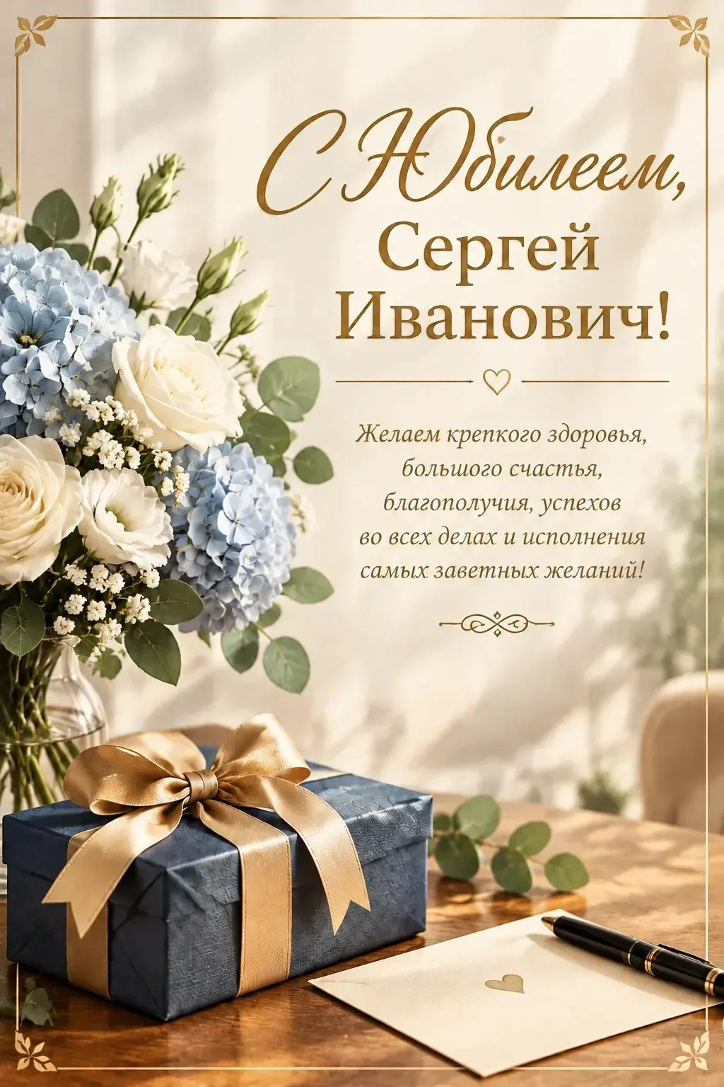 Команда МБДОУ «Детский сад №12 «Сибирячок» от всей души поздравляет с юбилеем Сергея Ив...