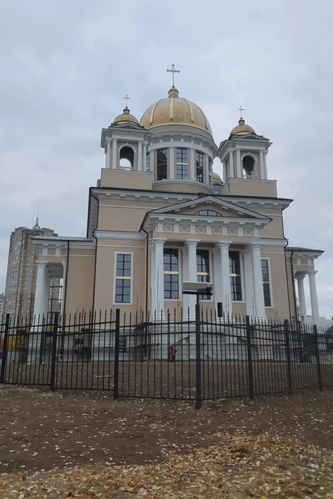 Никольский храм поражает своей величественностью даже на этапе строительства