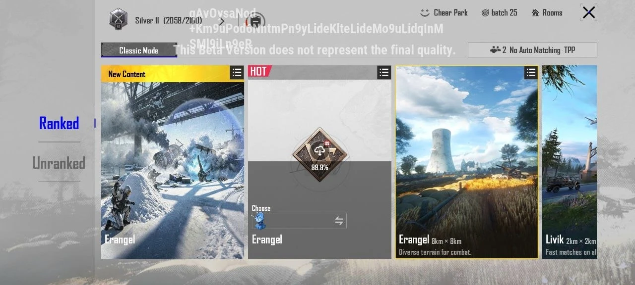 📌 В следующем обновлении 4.7  будут 3 Эрангеля: Классика, Ивент и Sub Zero режим
