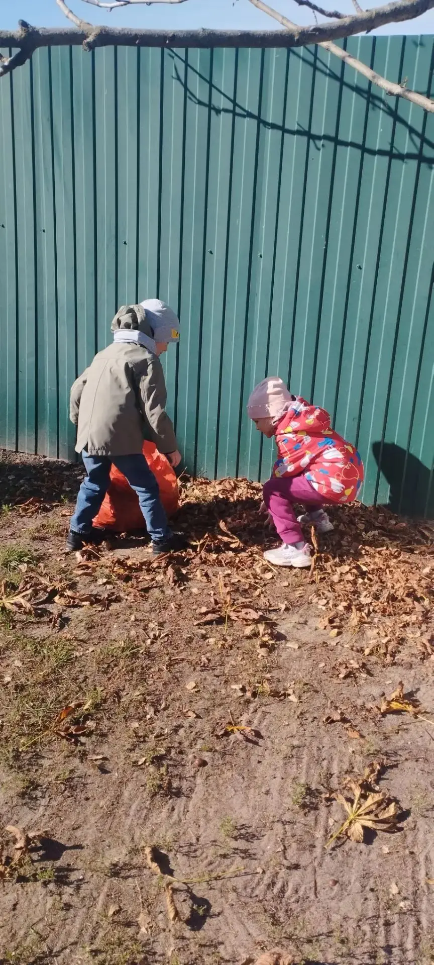 🍂 Осенний «субботник» в группе «Витаминки»! 🍂