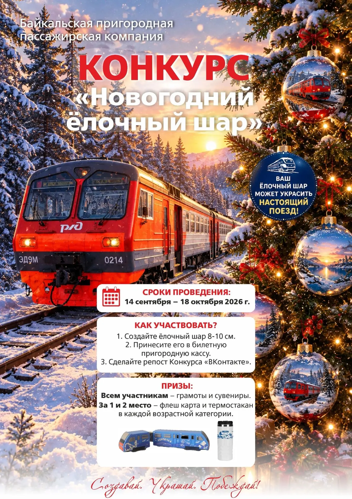 Внимание! Конкурс «Новогодний ёлочный шар»!