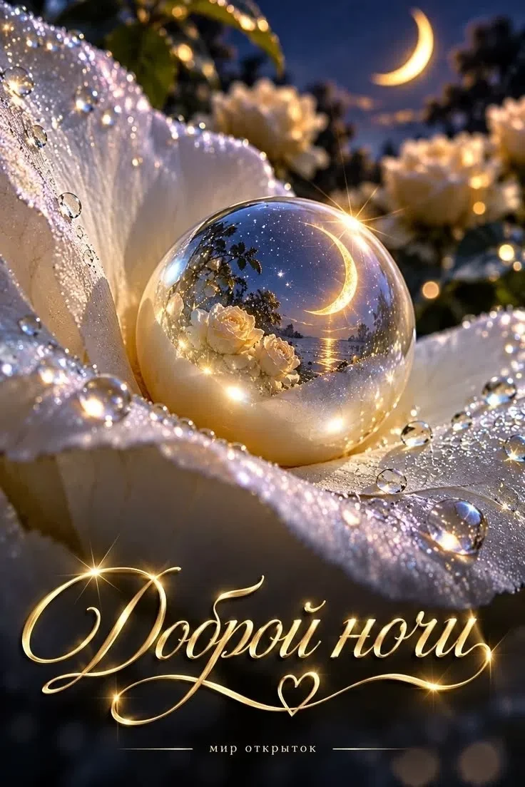 Доброй, тихой и спокойной ночи всем участникам канала✨ 🌙Пускай ночная тишина принесёт ...