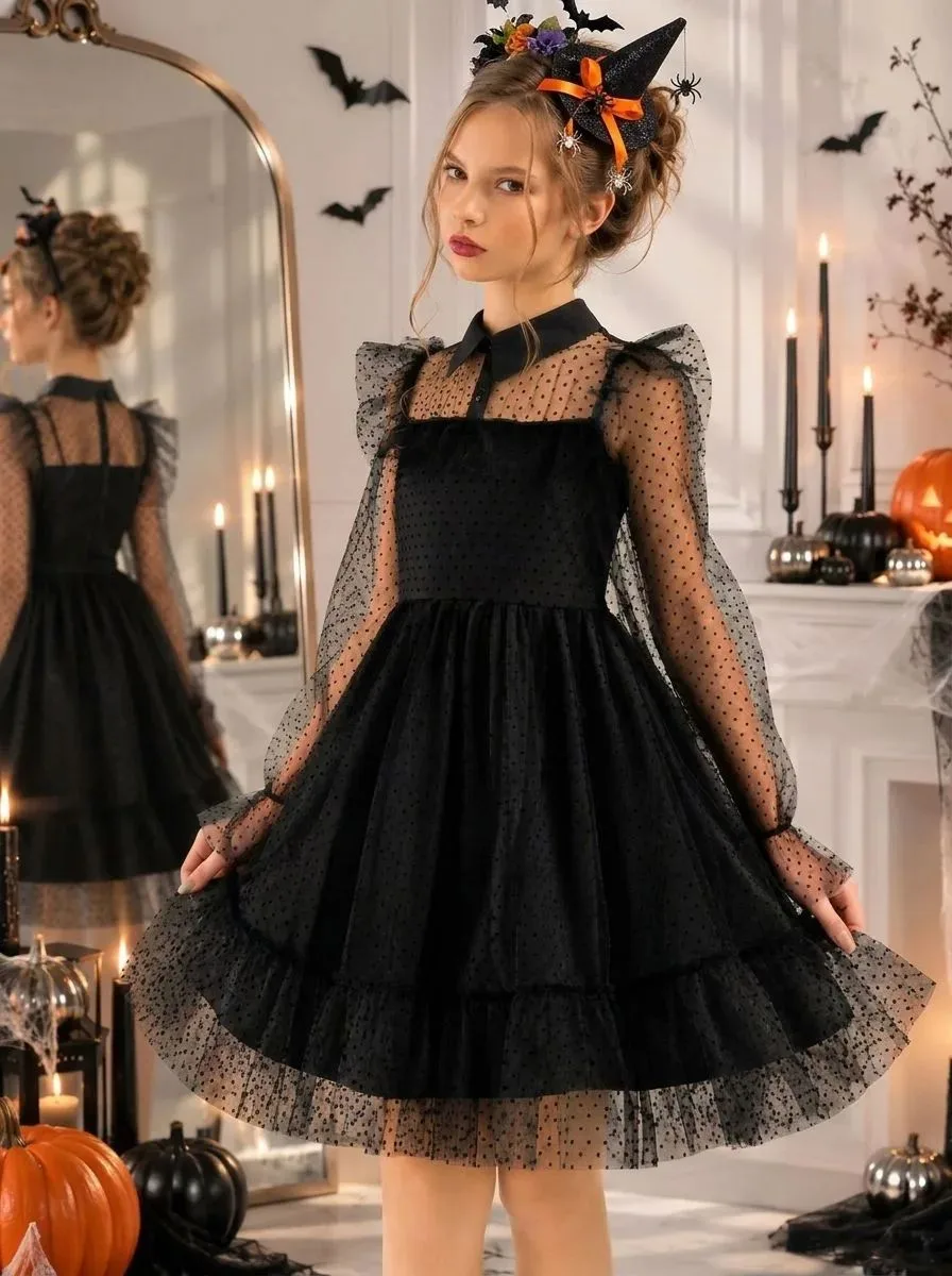 Нарядные платья в стиле Хэллоуина 🎃