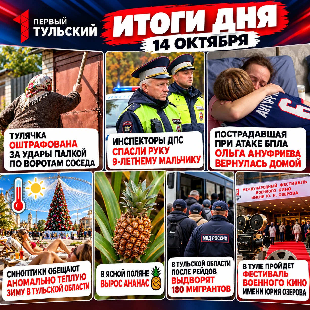 ☔️ Дождливое 14 октября почти закончилось. Давайте вспомним главные события дня: