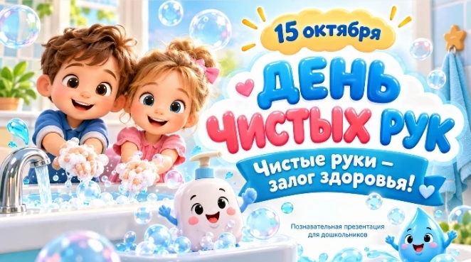 🤲Сегодня праздник чистых рук!
