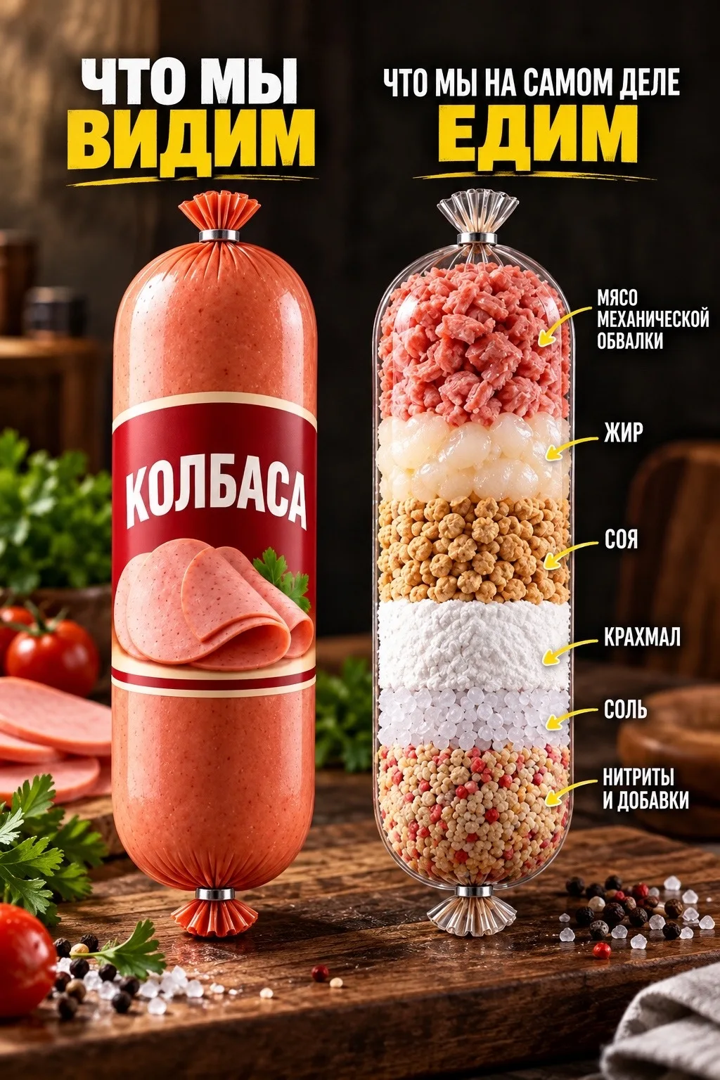 ГЛАЗАМ НЕ ВЕРЬ: ЧТО НА САМОМ ДЕЛЕ СКРЫТО В ТВОИХ ЛЮБИМЫХ ПРОДУКТАХ 🧐🍔
