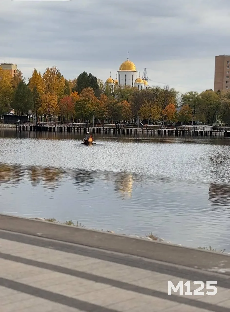 🍂Золотая осень на пруду у «Марса»😍