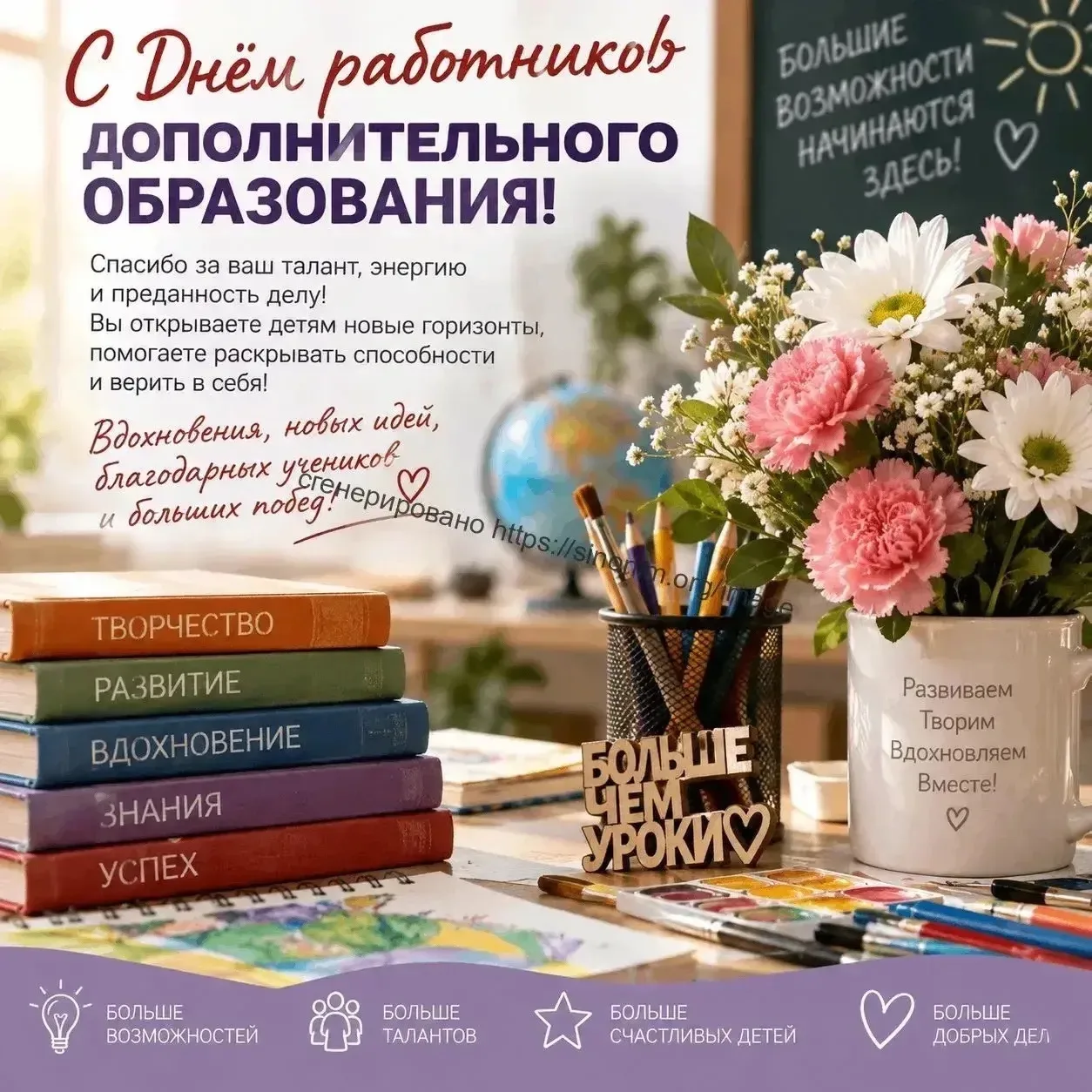 🎉 Поздравляем с Днём работника дополнительного образования!