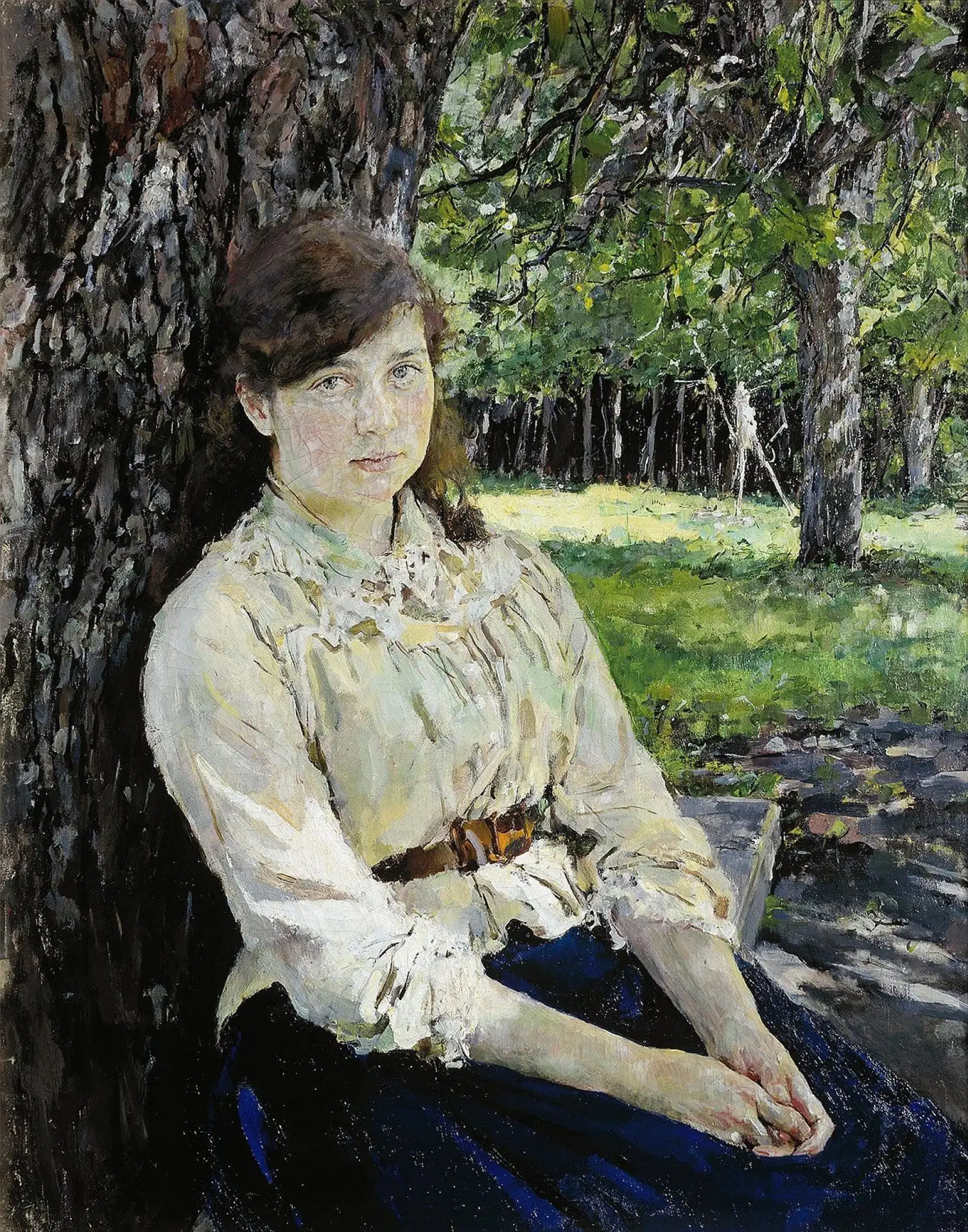 Валентин Серов «Девушка, освещённая солнцем», 1888 г.