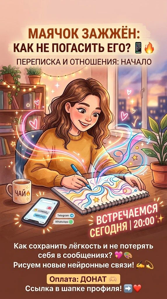 Переписка и начало отношений
