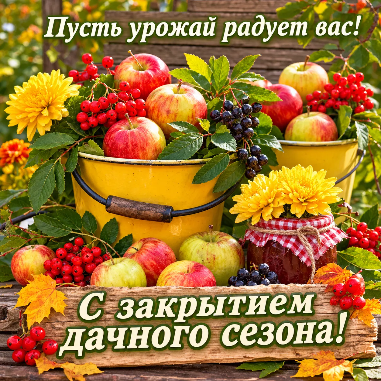 С Днём закрытия дачного сезона! 🪏
