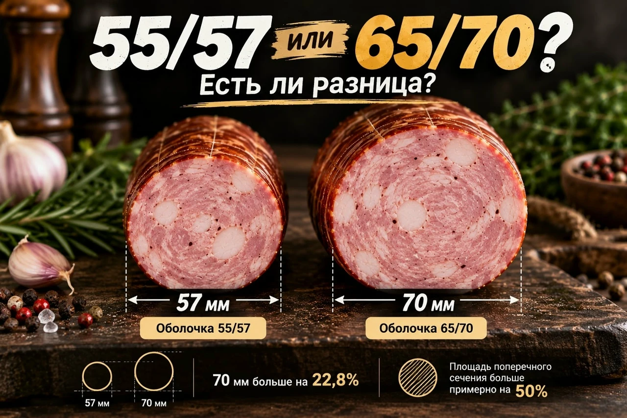 Вчера мы спросили: может ли одна и та же колбаса отличаться, если поменять только калиб...