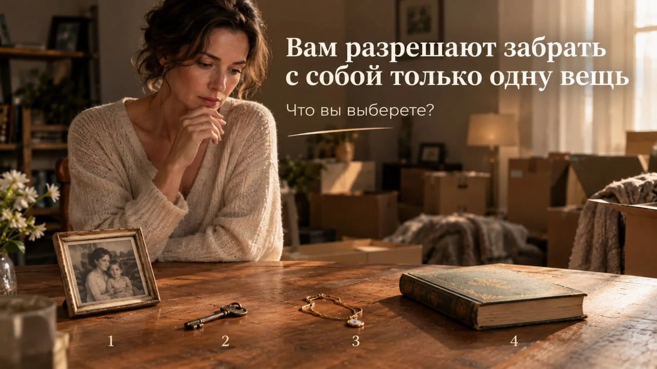 Тест «Что вы заберёте с собой из прошлого?»