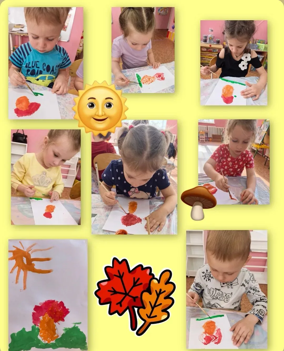 🍁 Осеннее волшебство в средней группе! 🍁