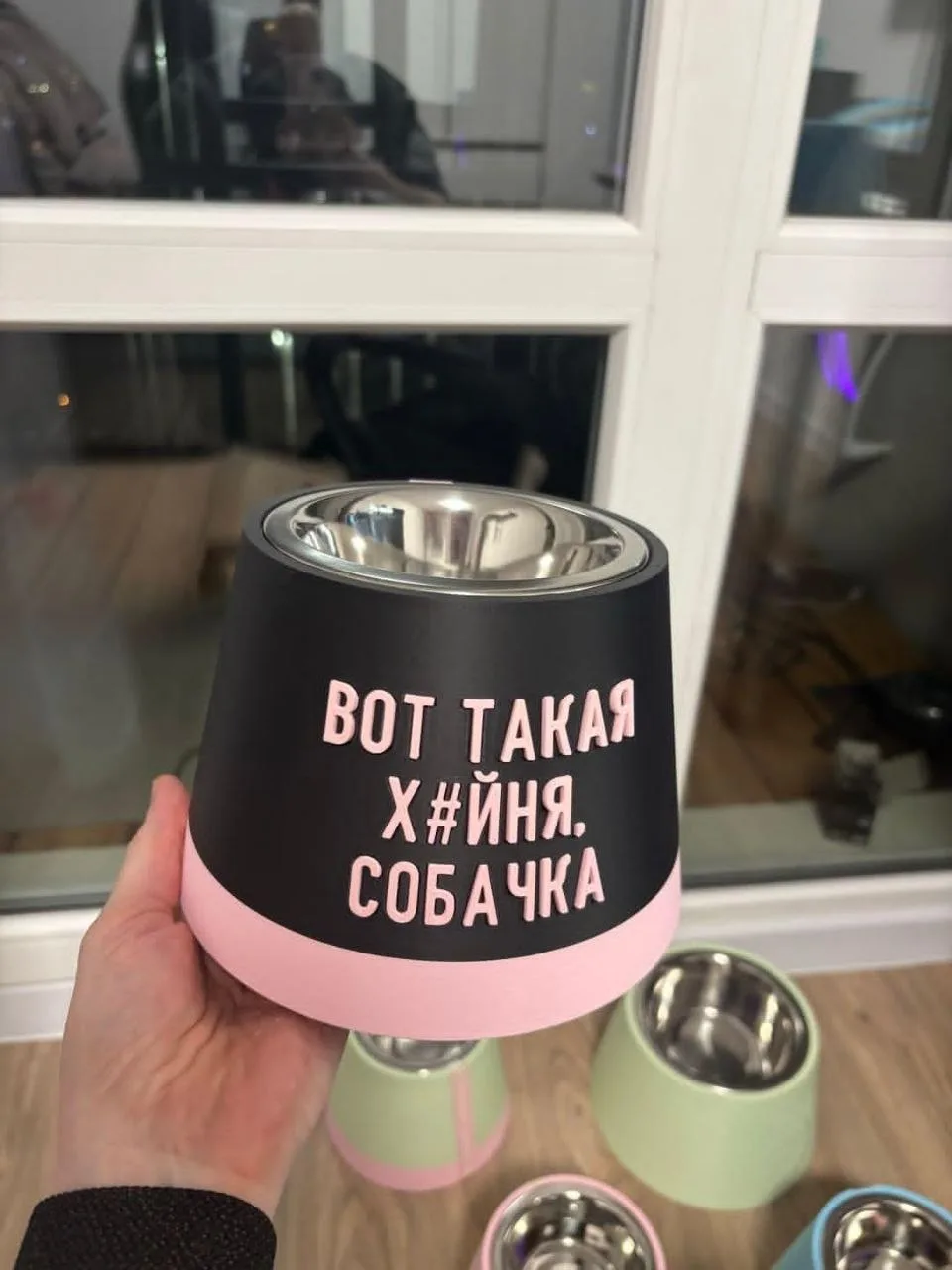Российский изготовитель посуды выпустил миски для собак с самой актуальной надписью это...