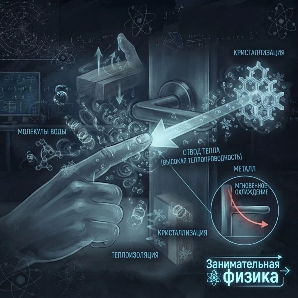 🧊 Мокрый палец на морозе