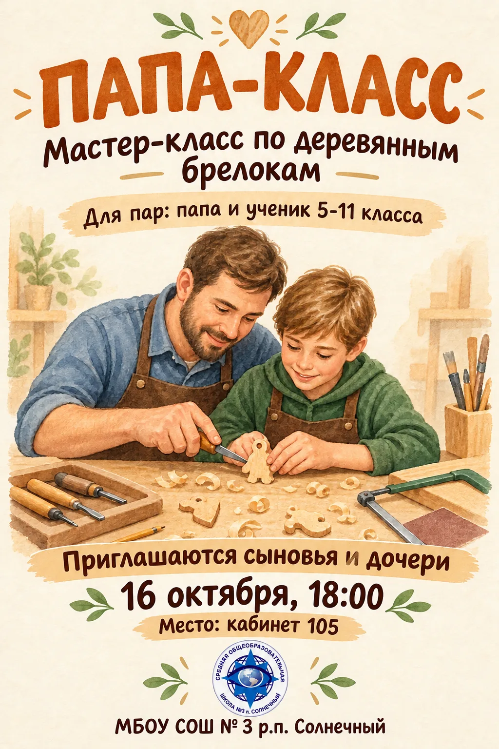 ❗ К участию принимаются не только сыновья, но и дочери.